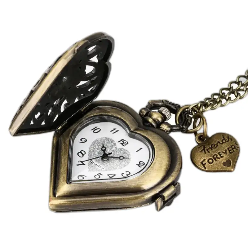 Vintage Quartz Necklace Men's Women's Watch