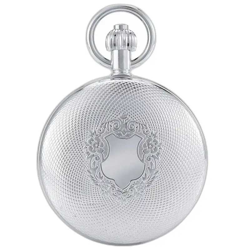 Chic Silver Automatic Pocket Watch
