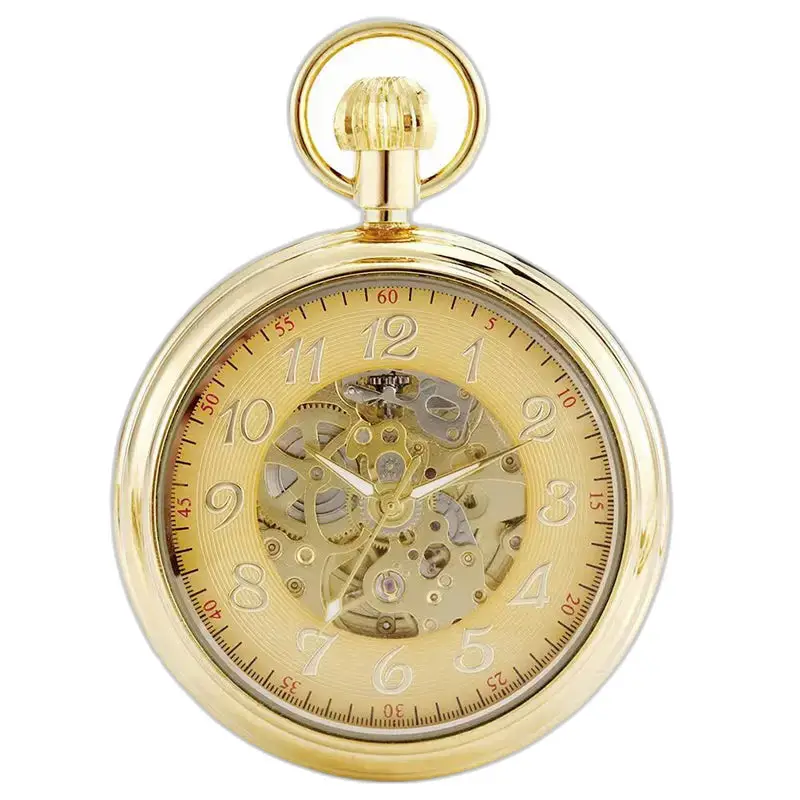 Luxury Open Dial Automatic Pocket Watch