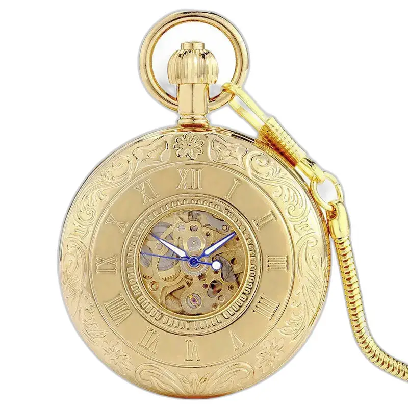 Chic Demi Hunter Automatic Pocket Watch