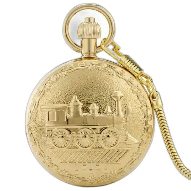 Gold Train Chic Automatic Pocket Watch
