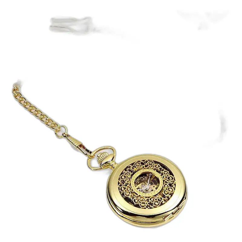Black Hollow Modern Steampunk Pocket Watch