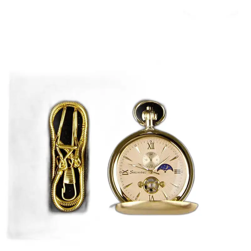 Luxury Lunar Complication Pocket Watch
