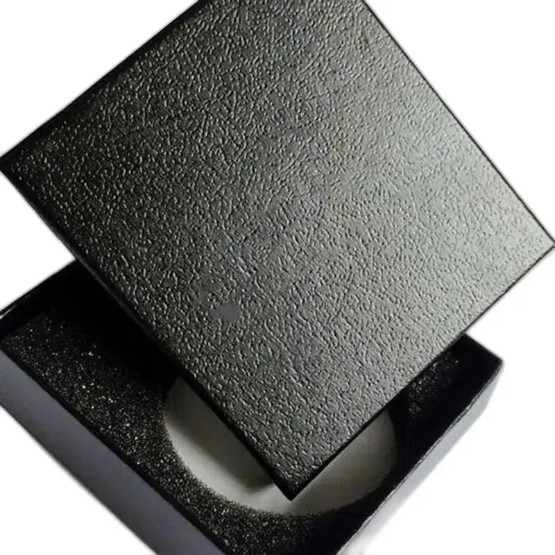 Open textured black box for Vigoroso Demi Chasseur Pocket Watch