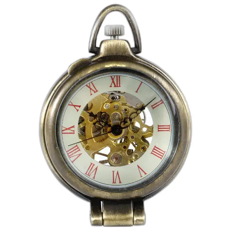 Vintage Luxury Mechanical Pocket Watch with antique style and elegant design