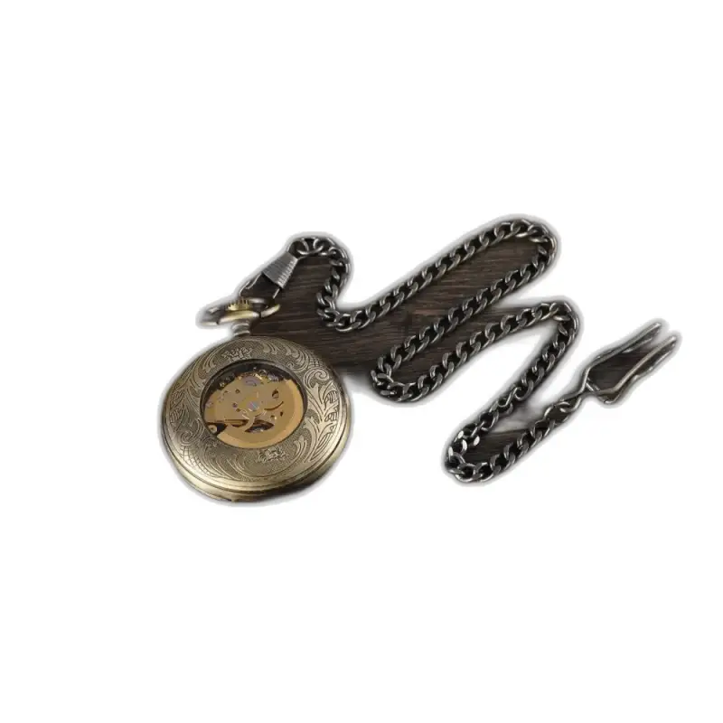 Ornate Luxury Gold Relief Pocket Watch, ideal for a chic style