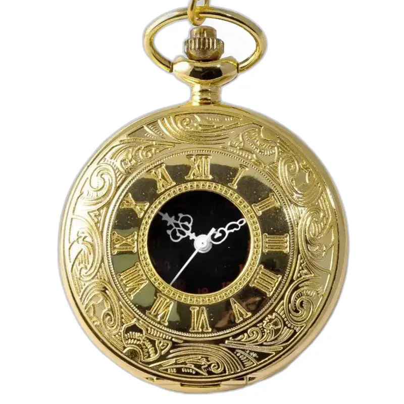 Romaine Luxe Gold pocket watch with an elegant and refined gold design