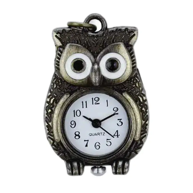 Elegant and original Owl Necklace Watch with owl pendant