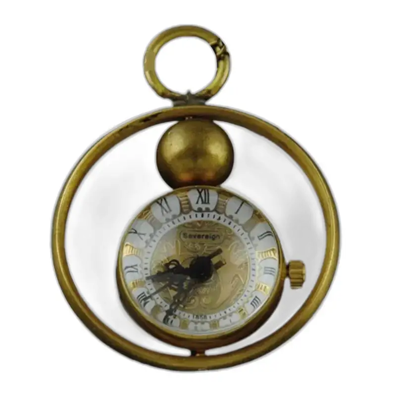 Golden pendant watch necklace mechanical Vintage Copper for men and women