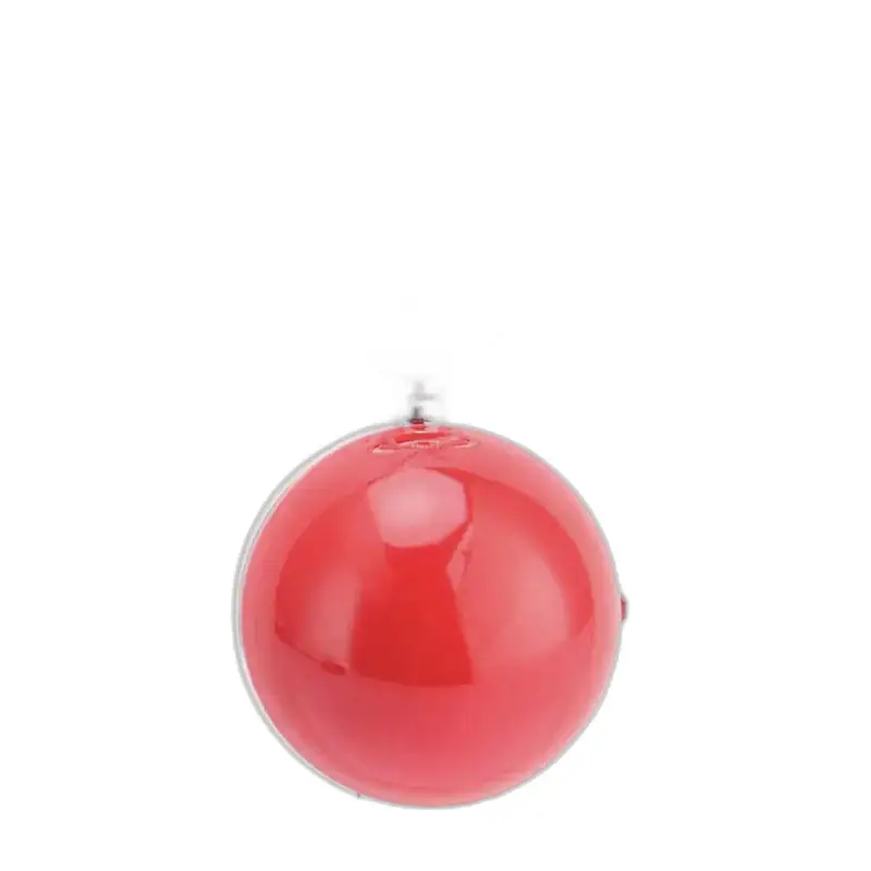 Red spherical ornament for Red and White Round Necklace Watch, red round necklace