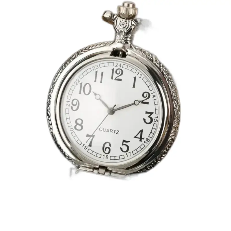 Vintage Marilyne Monroe Silver Collier Watch with White Dial and Silver Finish