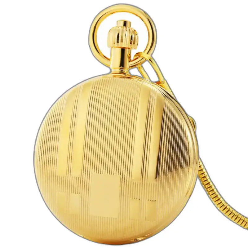 Gold Mechanical Pocket Watch for Modern Gentlemen in elegant gold