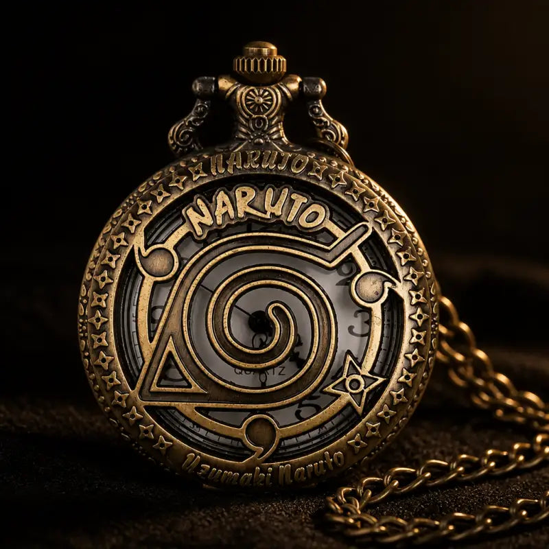 Quartz Pocket Watch Naruto Manga Collection